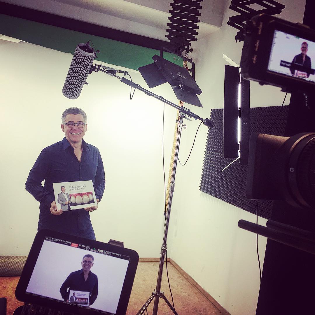 Heute hatten wir Axel Seeger für Präsentationsaufnahmen zu seinem neuen